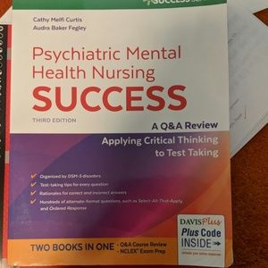 Psychiatric Mental Health Nursing Sucess book